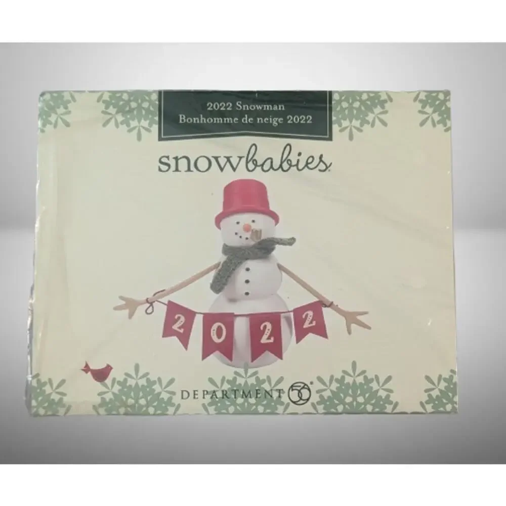 NEW Snowbabies 2022 Department 56 Snowman Porcelain Figurine 6009942TKT